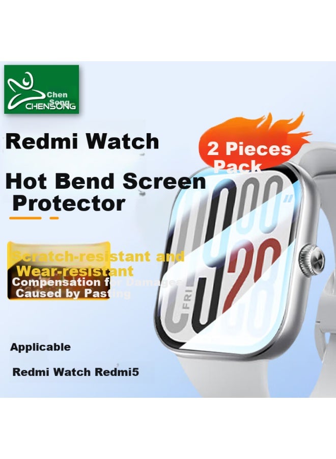 Chensong مناسب لـ Xiaomi Redmi Watch 5 فيلم واقي من الهيدروجيل منحني ومقاوم للحرارة - Image 1