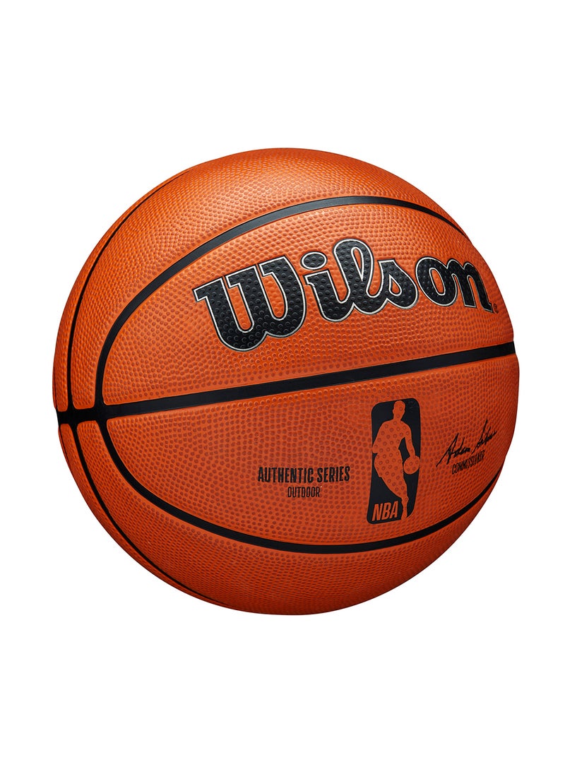 Wilson NBA Authentic Series Outdoor Basketball - Size 7 for +12 years old and Adults - Orange  - Image 2