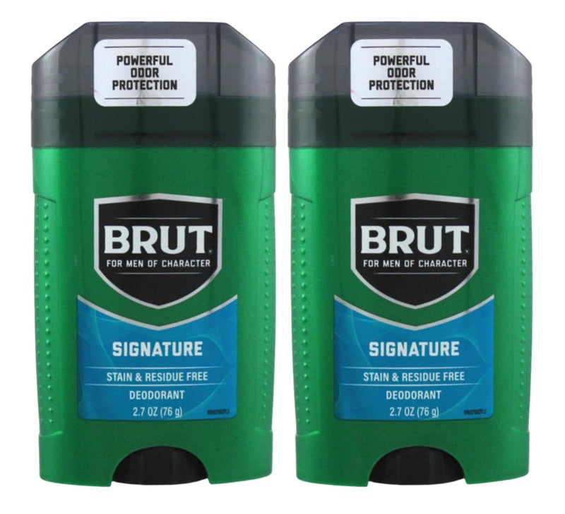 Brut Deodorant 2.25oz Oval Solid Classic Scent (2 Pack) - Image 4