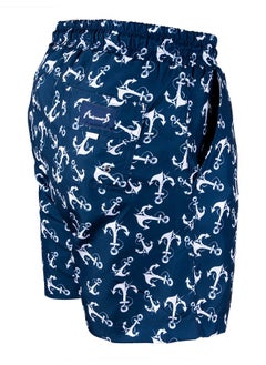 Anemoss Anchors Men Swim Shorts with Elastic Drawstring Waistband Medium  - Image 2