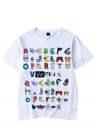 Cartoon Letter Legend 3D digital printing personalized breathable children's T-shirt - pzsku/Z1666131F771026CAFE26Z/45/_/1714461141/243515a7-fd45-464f-aa45-657c5c8b2ddb