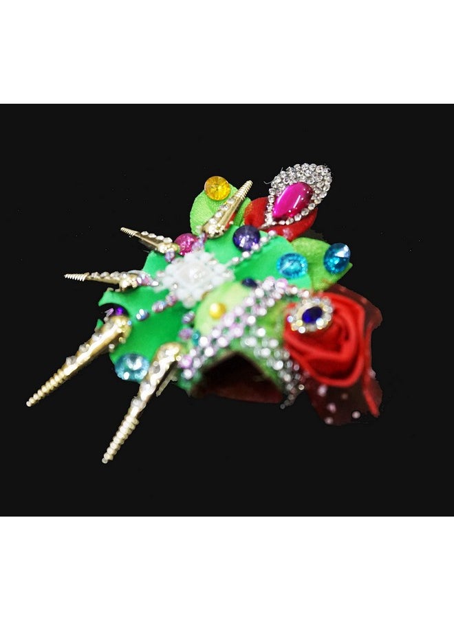 Dhinchak DHINCHAK® Laddu Gopal Pagdi Set Special for Kanha Ji Size 1 no Bhagwan Home mandir for Small Laddu Gopal  - Image 3