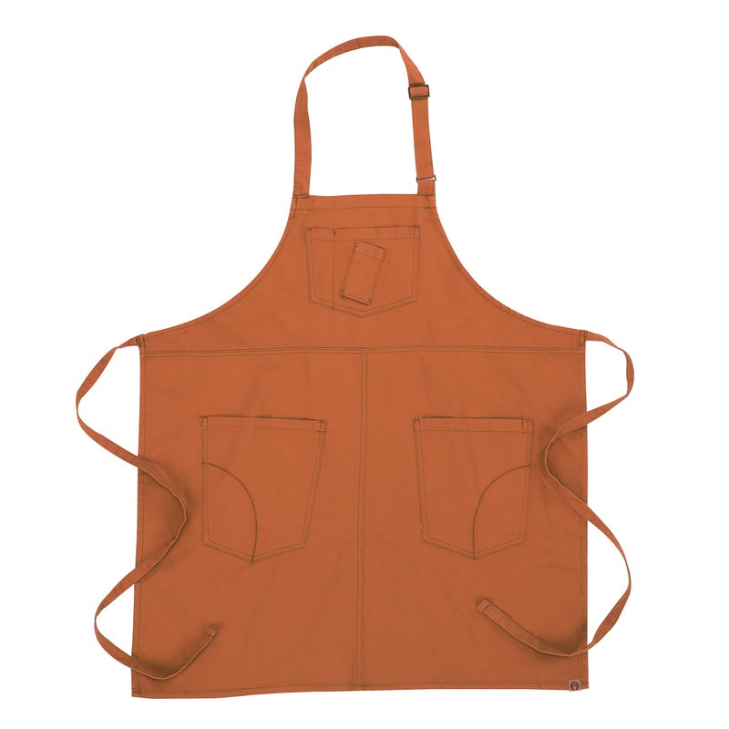 Chef Works Unisex Rockford Bib Apron, Nutmeg, One Size - Image 2