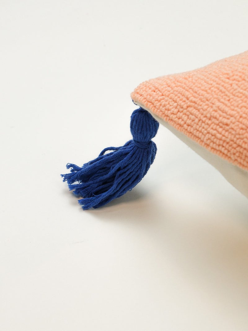 Galia Tasarım Special Design Eye Tassel Punch Cushion Cover - Pastel  - Image 4