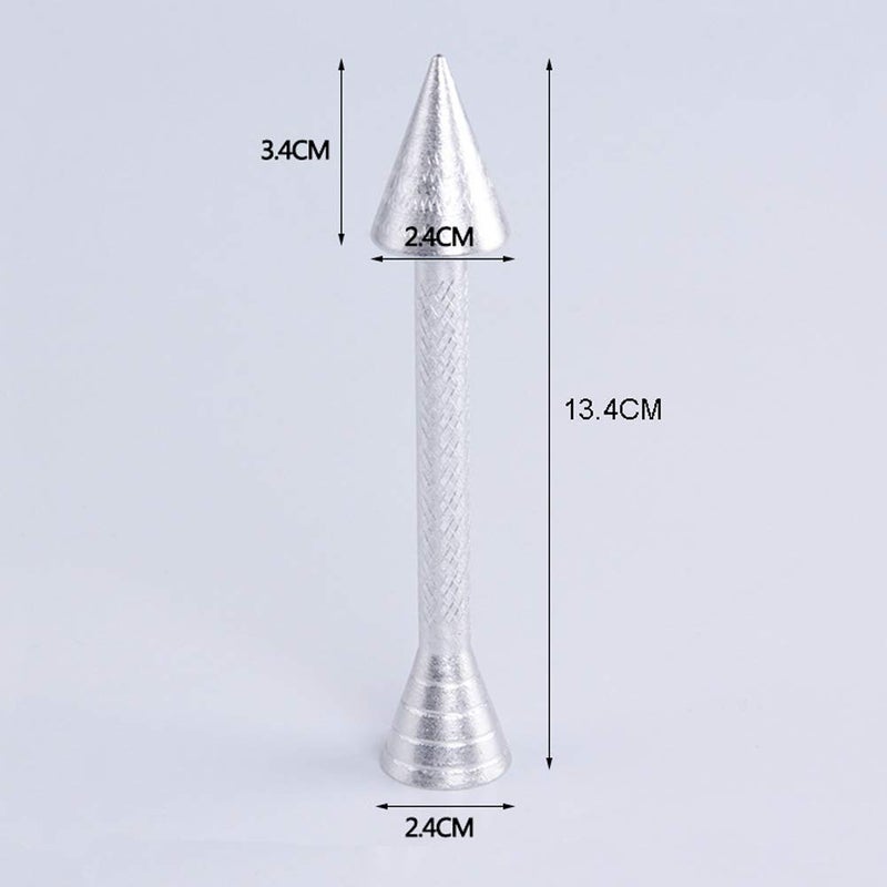 ليزنيرزم قطعتين من عصا تزيين الكيك من سبائك الألومنيوم، قضيب تزيين الكيك، كريم ثلج، أعواد زهرة الورد، حامل مخروطي للخبز والمعجنات، أدوات تزيين الكيك - Image 3