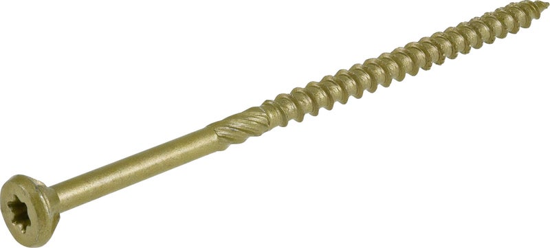Power Pro Premium Exterior Wood Screws, #10 x 4 Inch All-Purpose Deck Screws for Outdoor Projects, T-25 Star Bit Included, Bronze, 248 Pieces | 48615V4 - Image 1