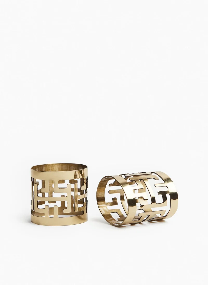 H&M 2-Pack Metal Napkin Rings