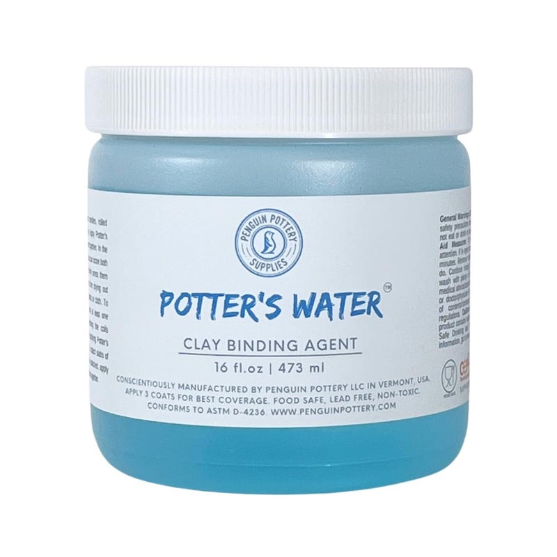 Penguin Pottery - Potter's Water - Increases Strength of Clay Bindings - Prevents Cracks and Flaws in Handmade Pottery - 16 floz 473 ml - Image 5