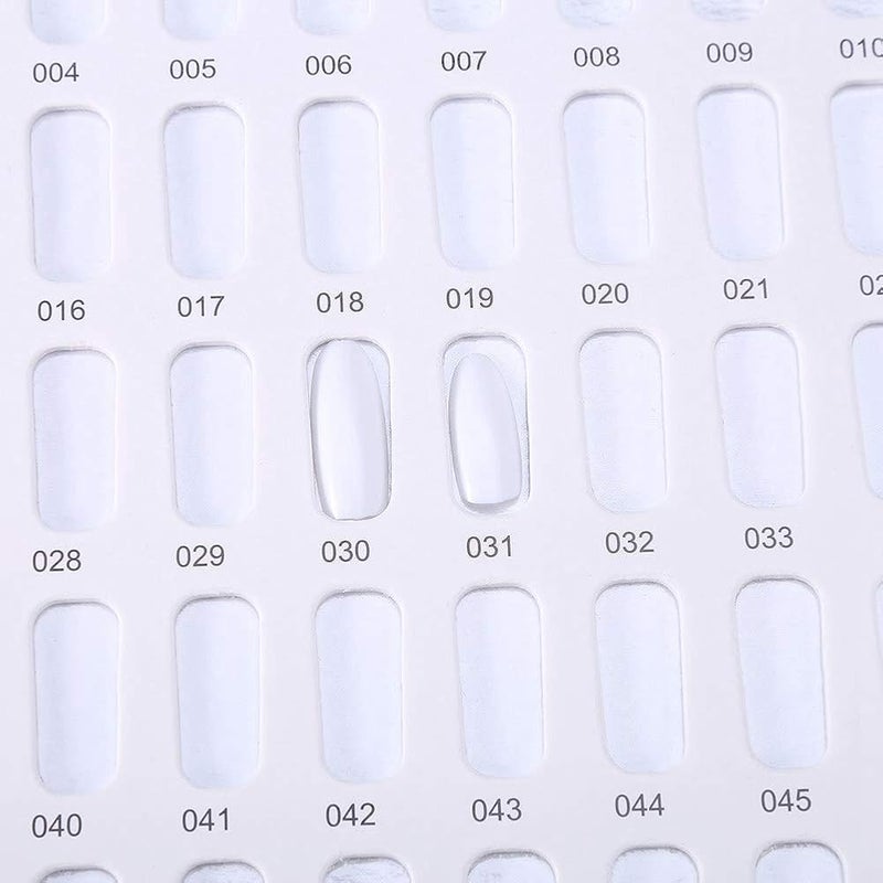 Filfeel 120 Sticks Nail Art Display Nail Polish Colour Chart Plates Nail Gel Colour Card Nail Polish Display Chart Book Nail Art Display Shelf (Strip Cover) - Image 3