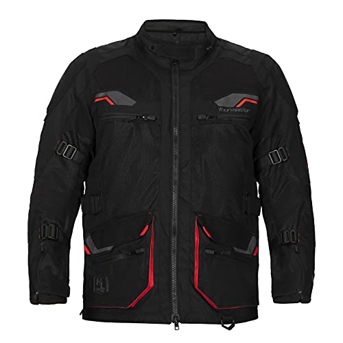 Tourmaster Ridgecrest Jacket - Breathable, Mesh Adventure Touring Motorcycle Jacket with CE-Approved Armor and Multiple Pockets for All-Weather Protection - Image 1