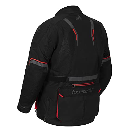 Tourmaster Ridgecrest Jacket - Breathable, Mesh Adventure Touring Motorcycle Jacket with CE-Approved Armor and Multiple Pockets for All-Weather Protection - Image 4