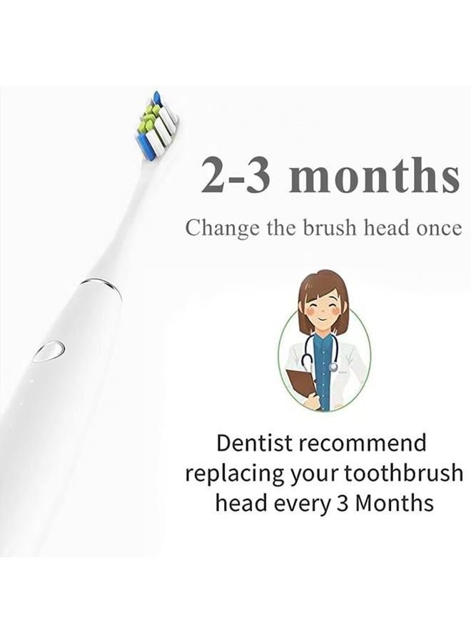 GTHUNDER 8Pcs Electric Toothbrush Heads Suitable for Oclean.with Hygienic Caps,Vacuum-Packed.Fits Adapted for All Oclean Models x pro Elite, X, X Pro,Flow,F1,Air 2(White) - Image 5