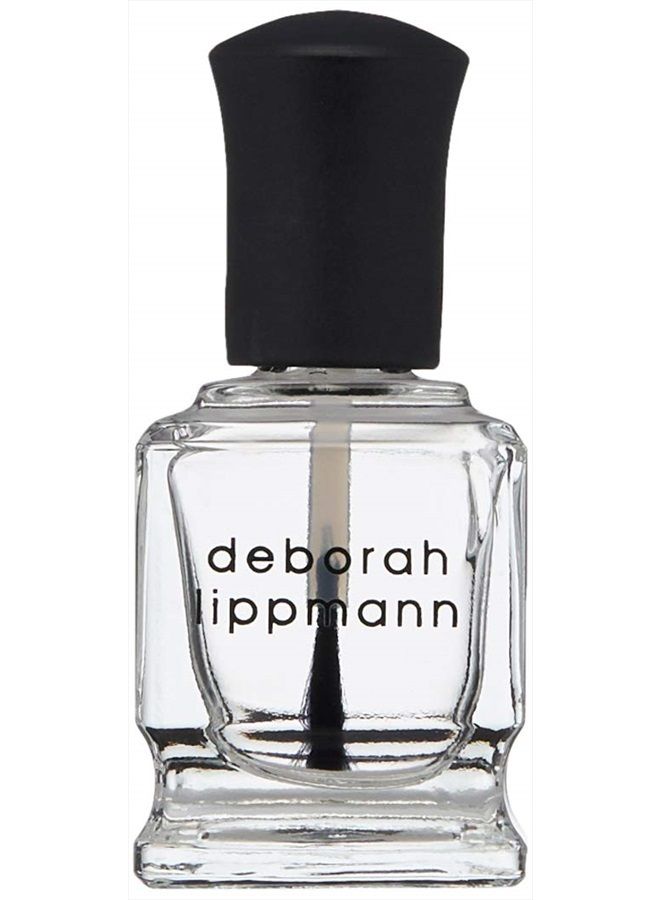 Deborah Lippmann Hard Rock | Hydrating Base and Top Coat | Promotes Healthy Growth for Soft, Brittle Nails | Diamond Powder Strengthens and Protects,clear - Image 1