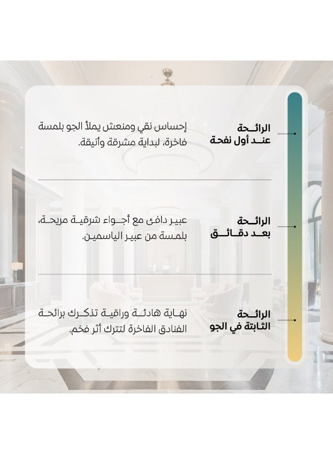 عود لافر معطر الفنادق للأرضيات برائحة خشبية عطرية فاخرة يدوم طويلًا 1 لتر - Image 3