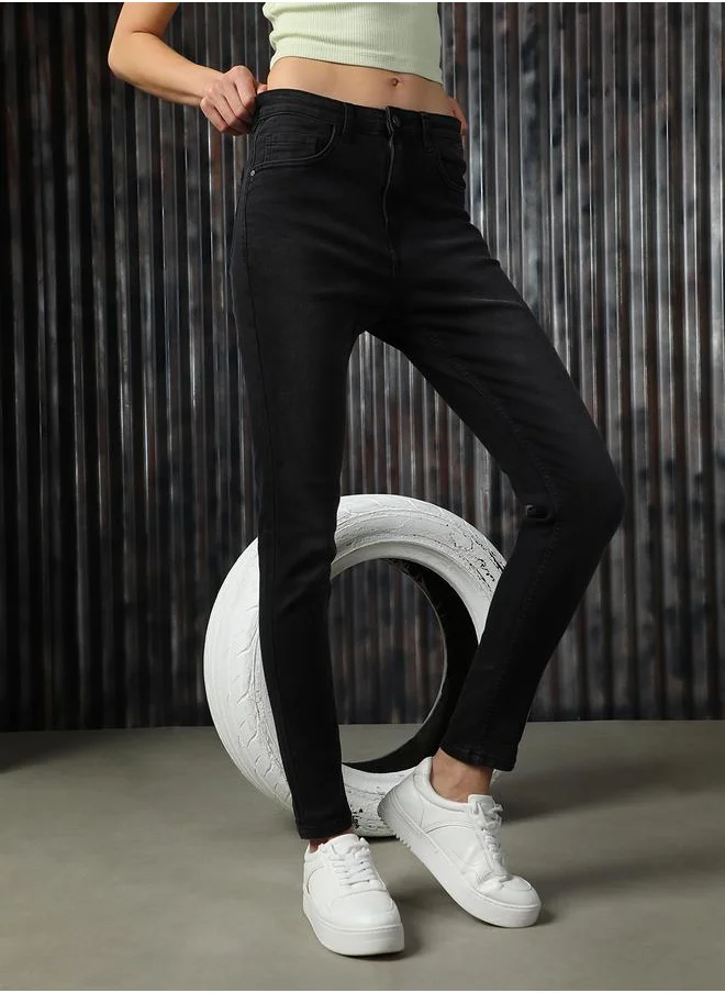 HIGH STAR Women Comfort Skinny Fit High-Rise Stretchable Jeans