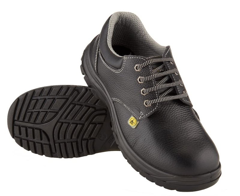 NEOSAFE Mens ESD A7048_8 Edge,Low Ankle Safety Shoes with Steel Toe,Black,Size 8 - Image 4
