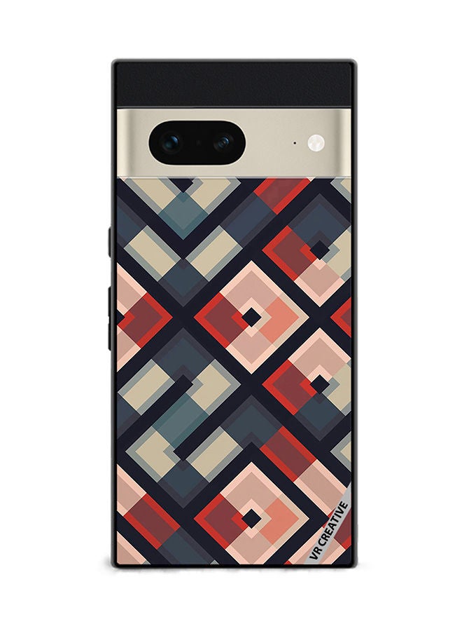 VR CREATIVE Protective Case Cover For Google Pixel 7 Pattern Design Multicolour - Image 1