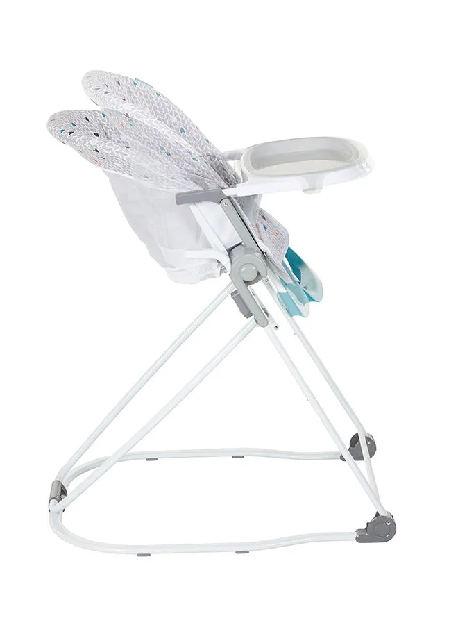 Badabulle Compact High Chair With Flat Folding And Multi Positioning