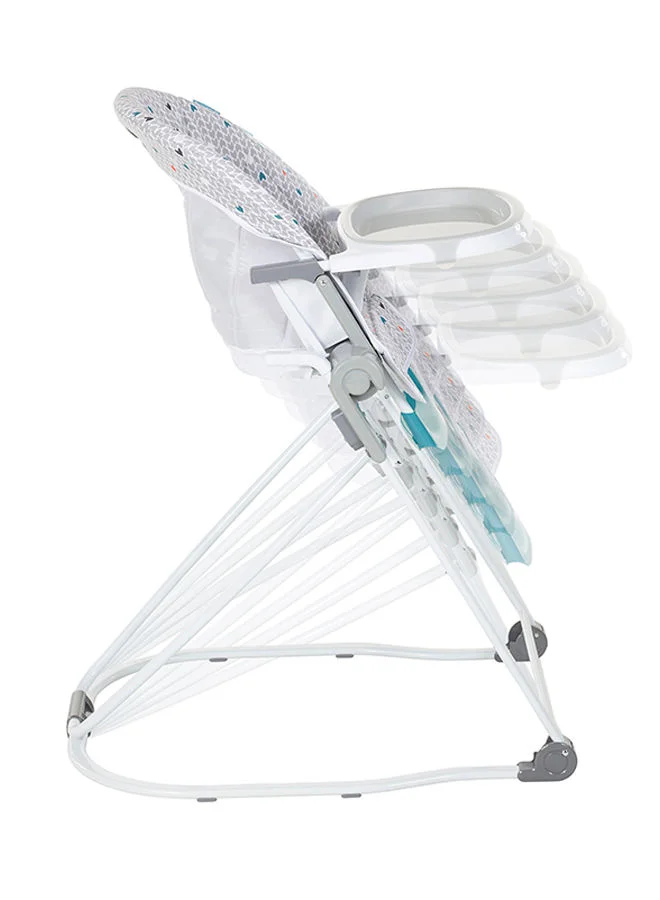 Badabulle Compact High Chair With Flat Folding And Multi Positioning