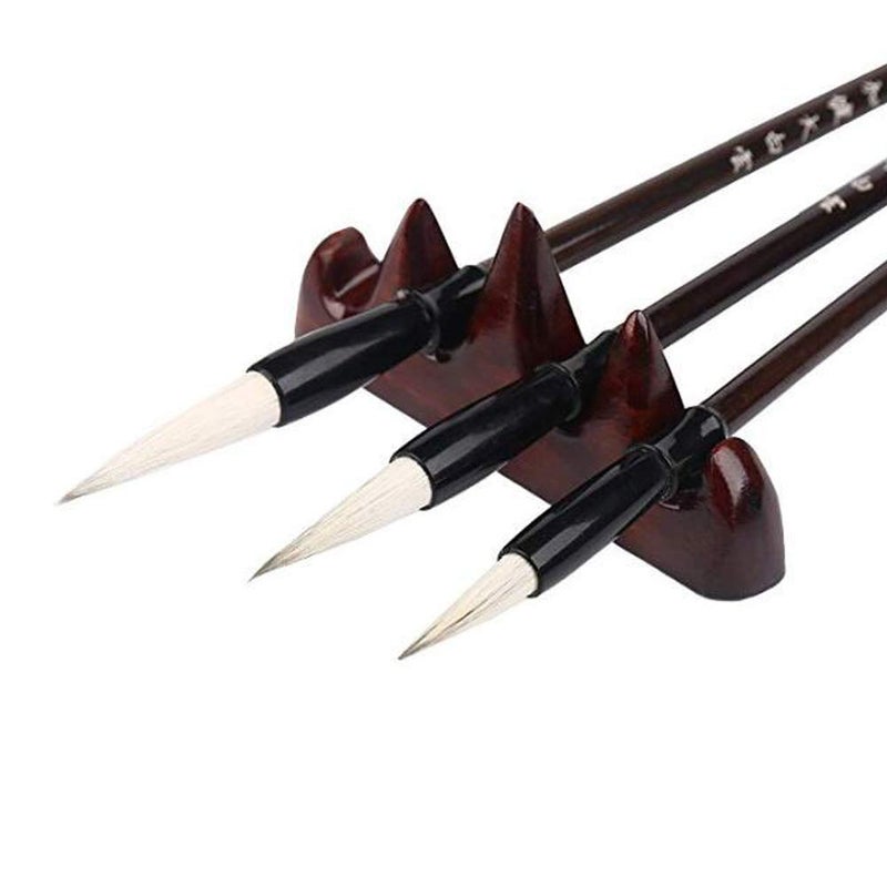 Juedi Chinese Calligraphy Brush Set - Watercolor Sumi Drawing Brushes for Writing & Painting - Pack of 8 - Image 2