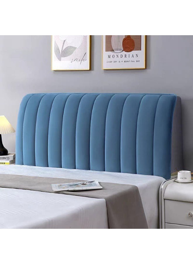 Soft velvet bed headboard cover – Protection and safety for children with a chic design that adds an elegant decorative touch. Size 140cm ab - Image 5