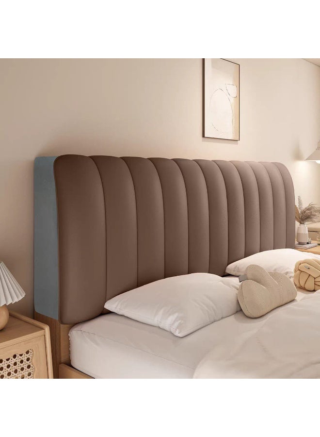 Soft velvet bed headboard cover – Protection and safety for children with a chic design that adds an elegant decorative touch. Size 140cm ab - Image 2