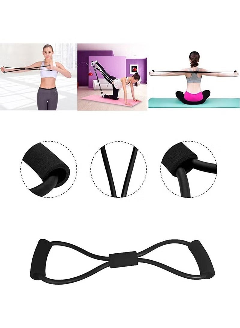 Foam roller set, deep muscle massage foam roller set, high-density fitness foam roller, including trigger point foam roller, yoga stick, massage ball, fixed ball, fitness stretching belt, yoga resistance band, portable bag - Image 2