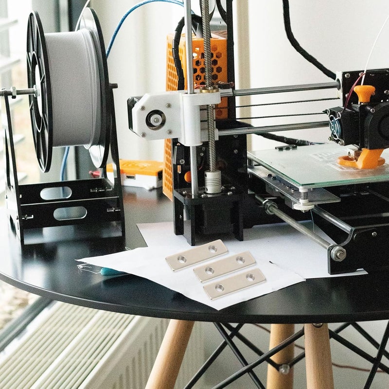 10Pcs M5 T Nut Rectangular Dual Hole Metal Gaskets CNC Aluminum Profile 3D Printer Accessories - Image 3