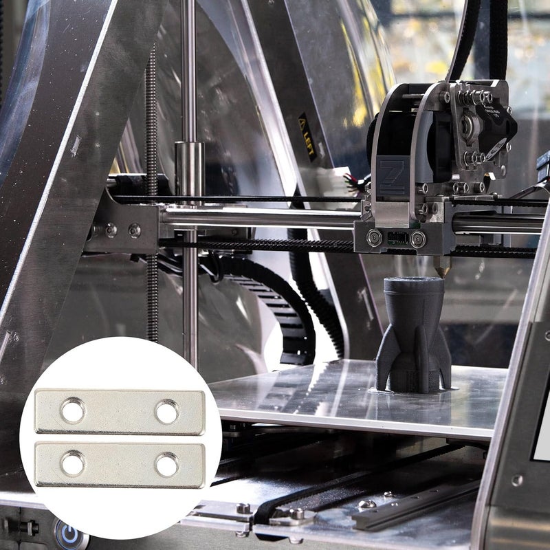 10Pcs M5 T Nut Rectangular Dual Hole Metal Gaskets CNC Aluminum Profile 3D Printer Accessories - Image 5