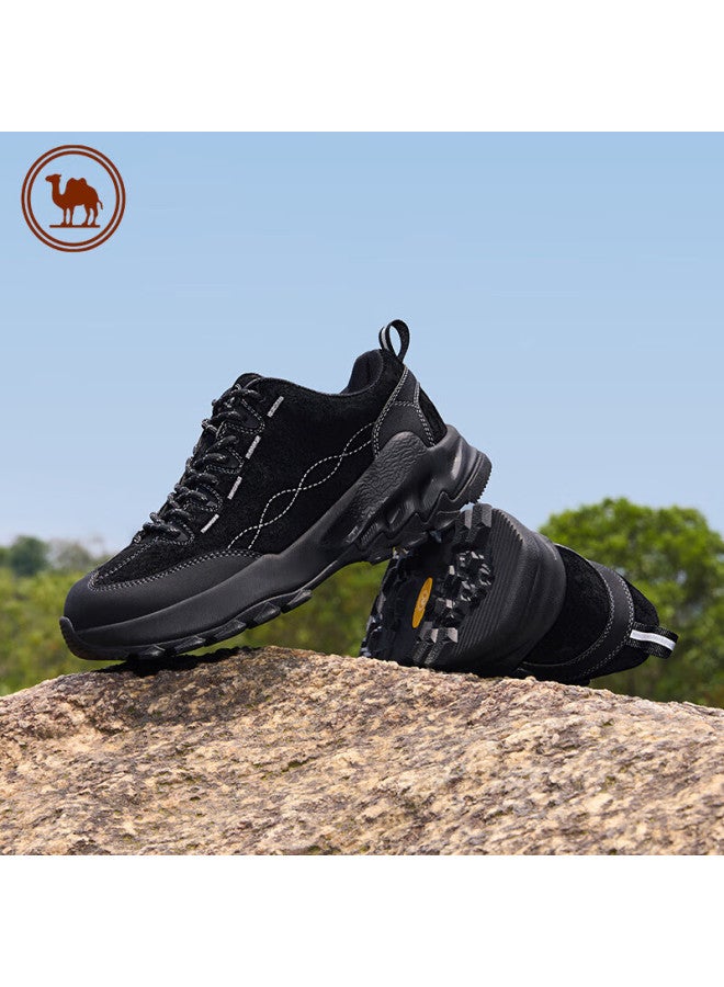 Camel Outdoor Hiking Shoes Urban Trekking Lightweight Casual Men's Walking Shoes P15a307023 Black Size 42 - Image 1