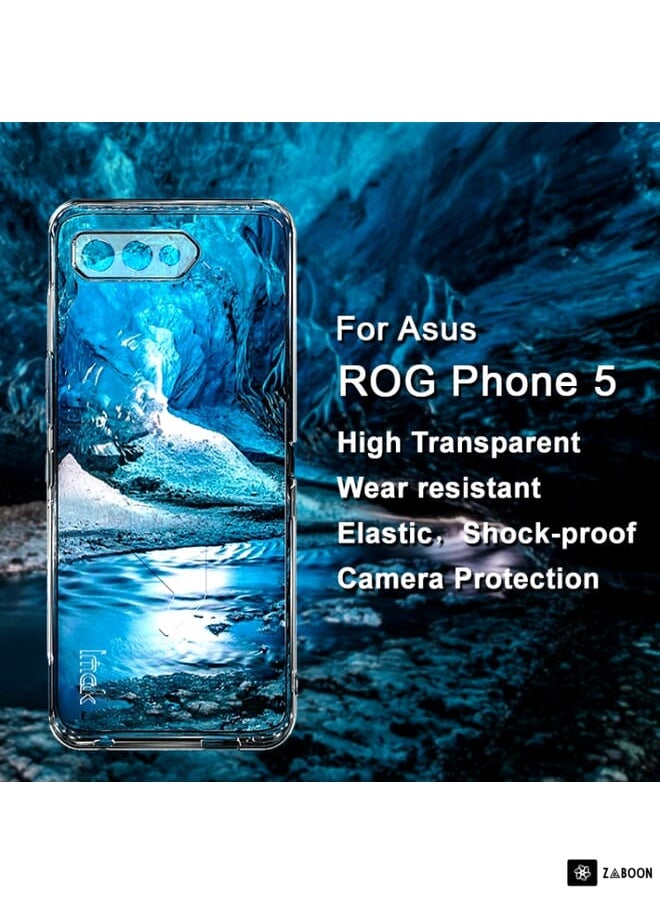 For Asus ROG Phone 5 IMAK UX-5 Series Transparent Shockproof TPU Protective Case