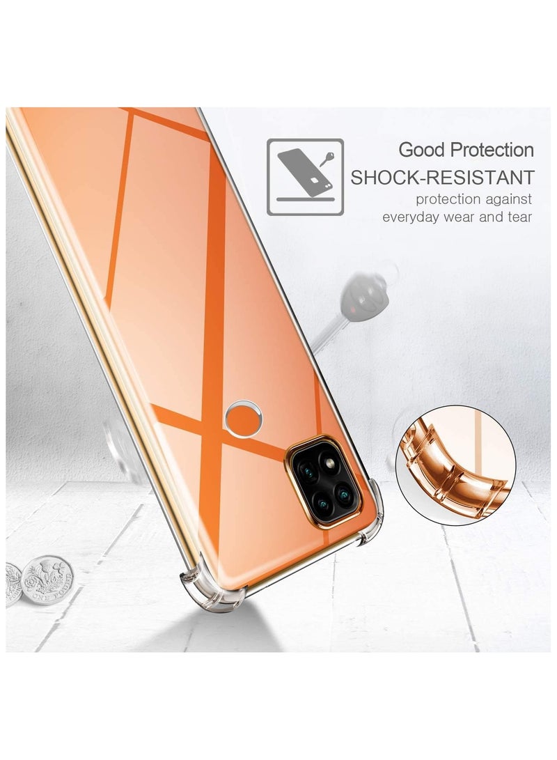 Xiaomi Redmi 9C Case Slim Shock Absorption TPU Soft Edge Bumper with Reinforced Corners Transparent Protective Cover - Image 3