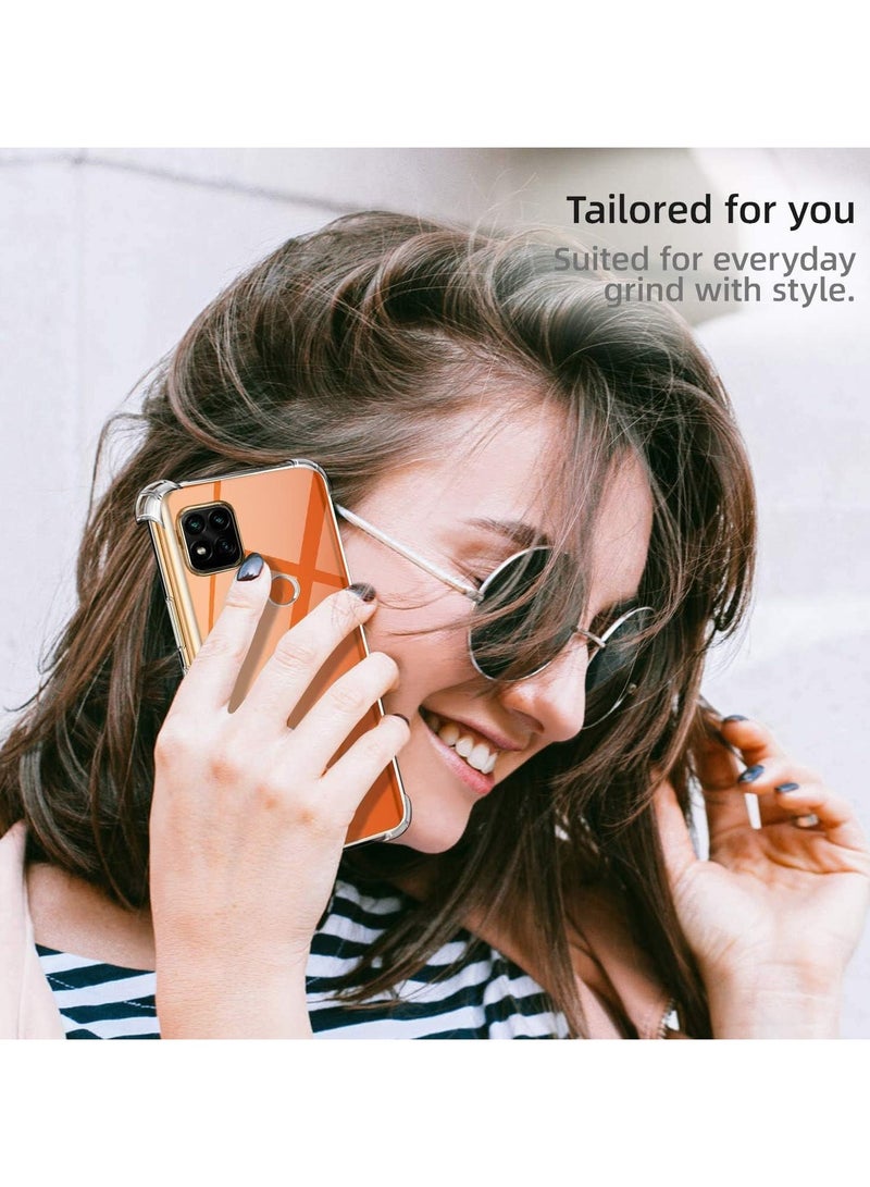 Xiaomi Redmi 9C Case Slim Shock Absorption TPU Soft Edge Bumper with Reinforced Corners Transparent Protective Cover - Image 4