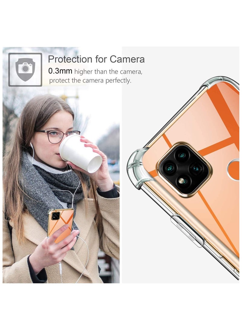 Xiaomi Redmi 9C Case Slim Shock Absorption TPU Soft Edge Bumper with Reinforced Corners Transparent Protective Cover - Image 5