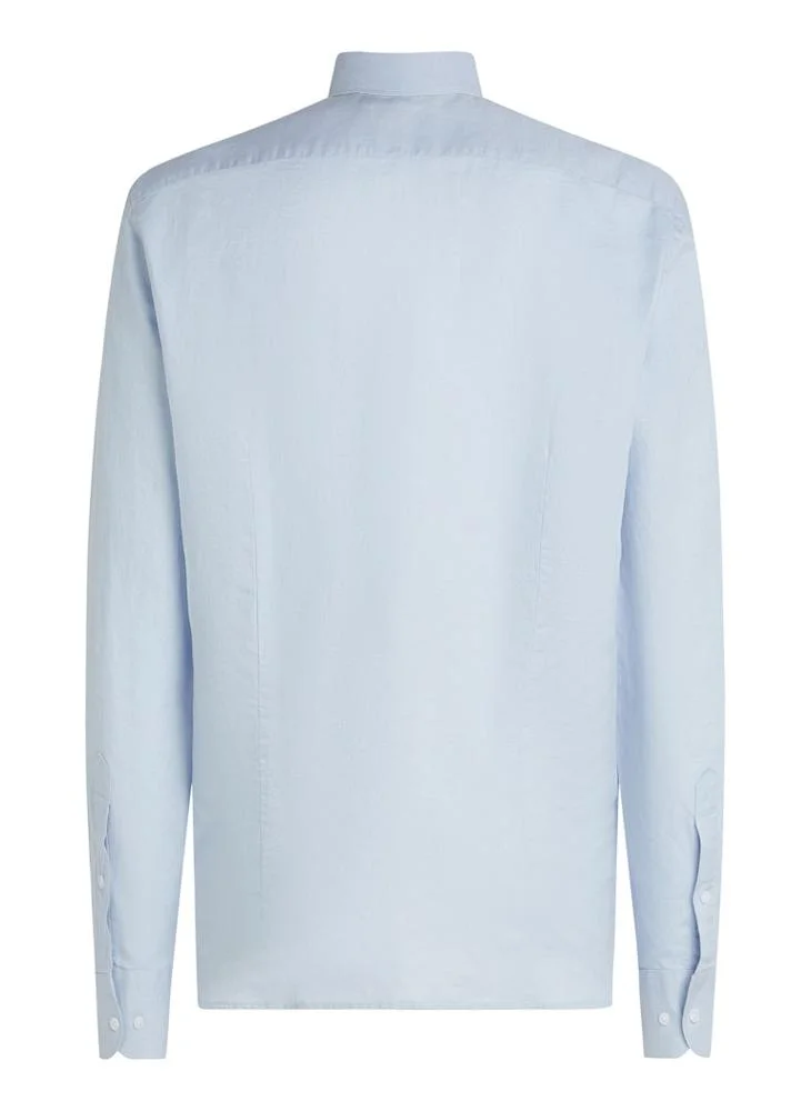 TOMMY HILFIGER Slim Cotton Linen Shirt