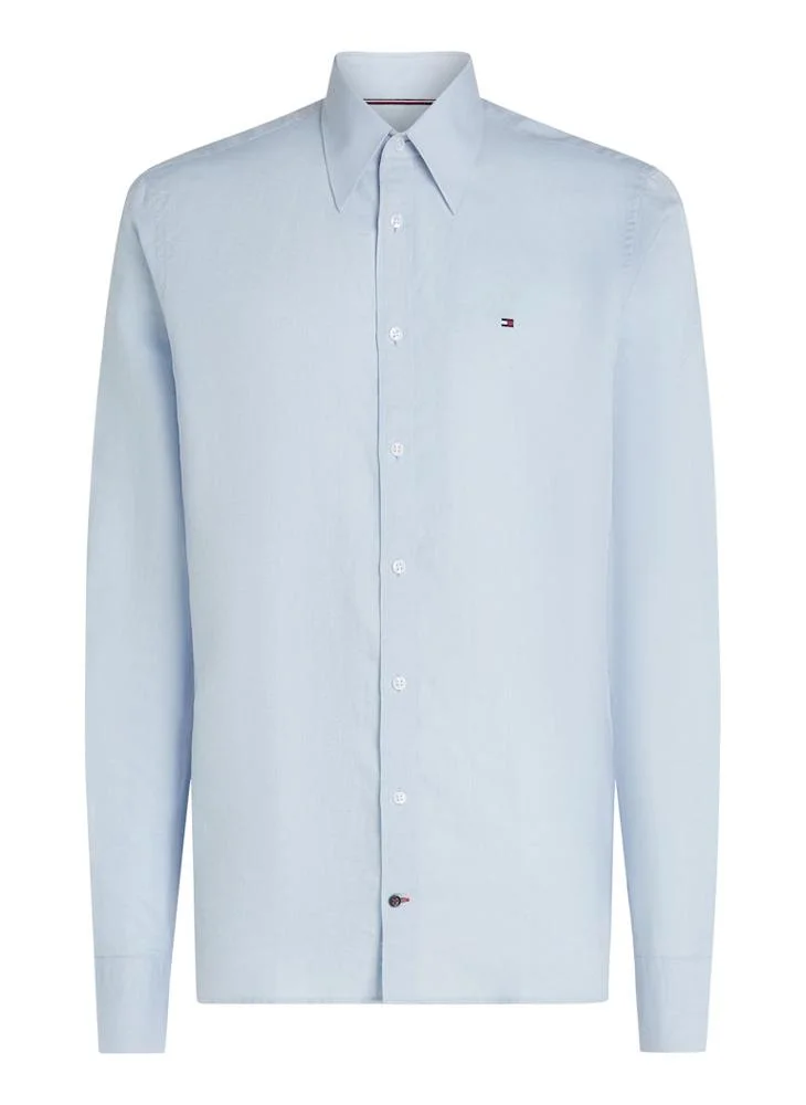 TOMMY HILFIGER Slim Cotton Linen Shirt