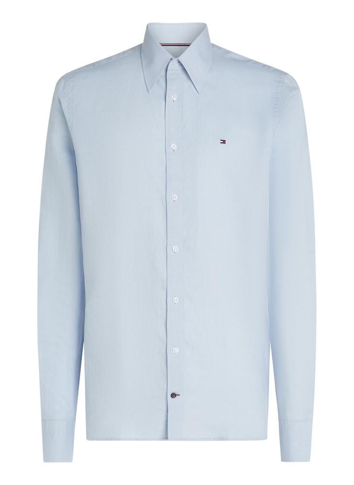 TOMMY HILFIGER Slim Cotton Linen Shirt  - Image 5