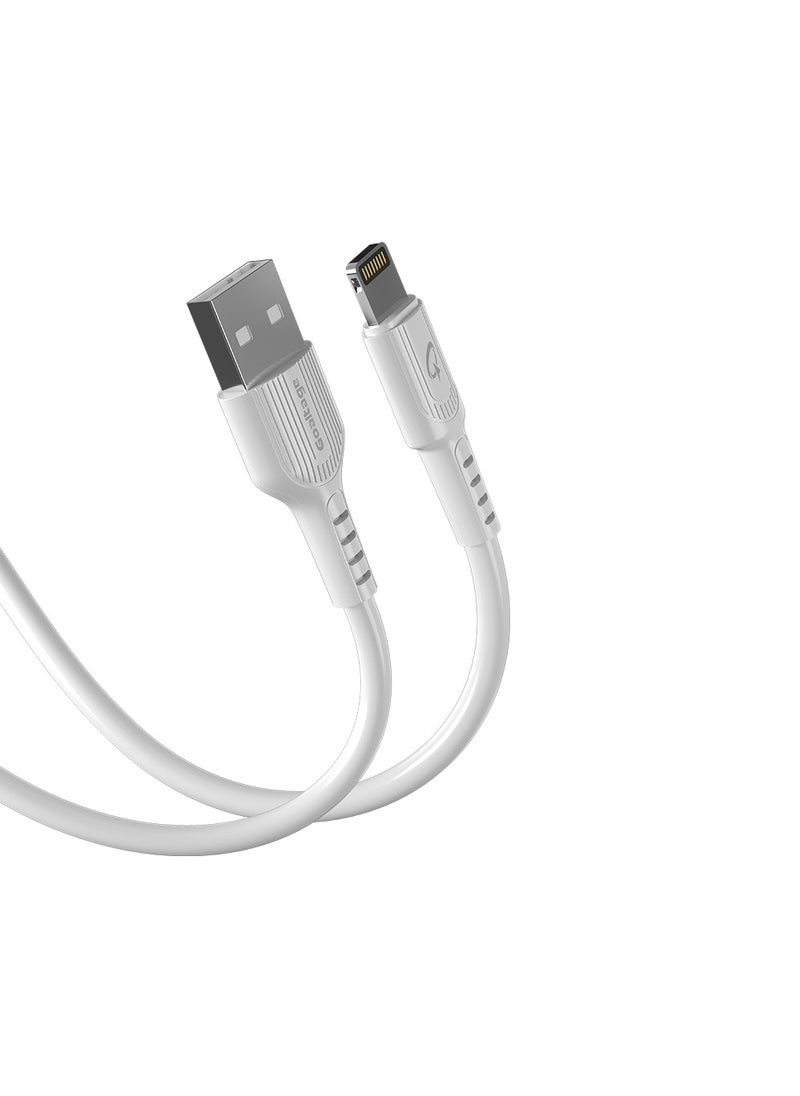Goaltage CA03 USB-A to Lightning Charging Cable with Great Bending LifeSpan and Data Transfer Functionality  - Image 4