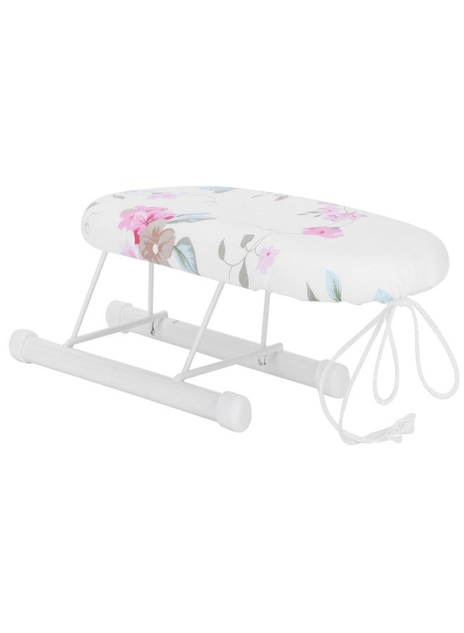 Cocoarm Small Ironing Board, Folding Sleeve Cuffs Collars Ironing Table Space Saving for Home, Craft Room, Travel Use (Flower Pattern 1) - Image 1