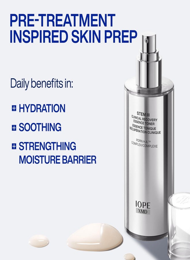 IOPE XMD Stem III Clinical Recovery Essence Toner - Hydrating & Soothing Face Prep - Pre-Treatment Inspired Formula to Balance and Calm Skin - with PDRN and Hyaluronic Acid - 4.39 fl. oz. - Image 2