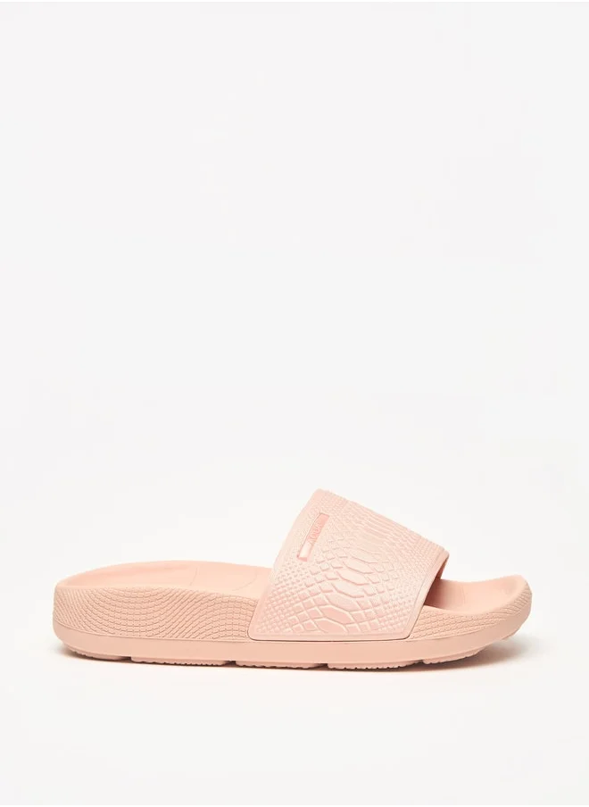 Aqua Women's Textured Slide Slippers