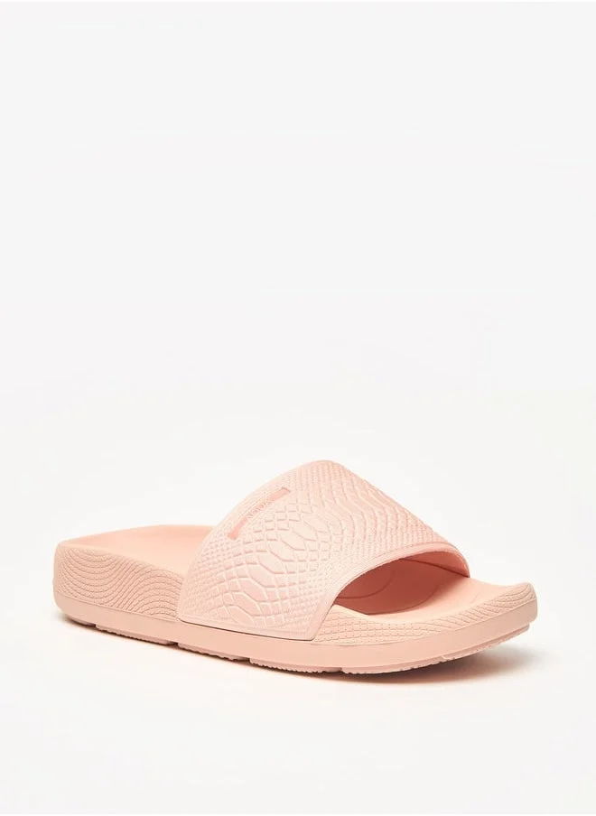 Aqua Women's Textured Slide Slippers