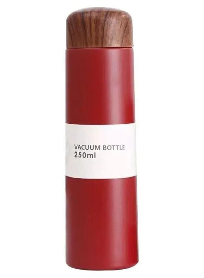 QSHOP® Insulated Water Bottle and Thermos 250ml, Keep Hot/Cold, Double Walled Stainless Steel - Image 1