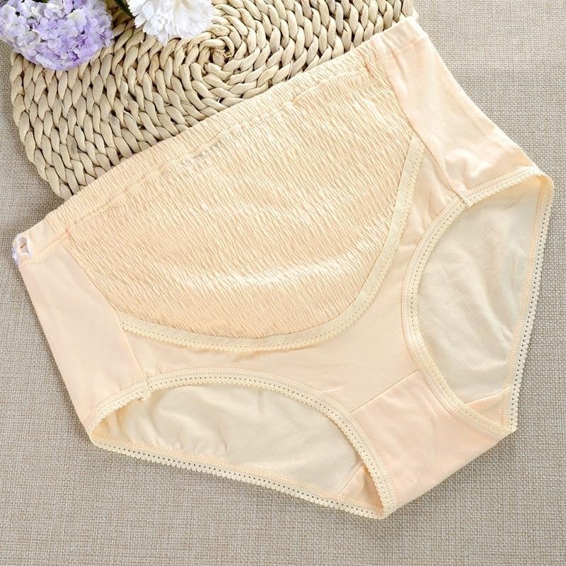 Fashiol Cotton Maternity Underwear - High Waist Pregnancy Panties for Women, Over Bump, 100% Stretchable Cotton Briefs, Hipster Style, Full Coverage, & Post-Delivery Hygiene - Multicolour (2XL) - Image 3