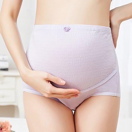 Fashiol Cotton Maternity Underwear - High Waist Pregnancy Panties for Women, Over Bump, 100% Stretchable Cotton Briefs, Hipster Style, Full Coverage, & Post-Delivery Hygiene - Multicolour (2XL) - Image 4