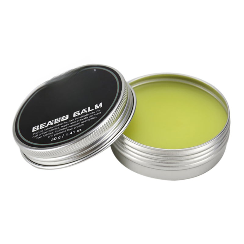 Men Moustache Wax All-Natural & Organic Beard Conditioning Nourishing Balm for Beard Care - Image 1