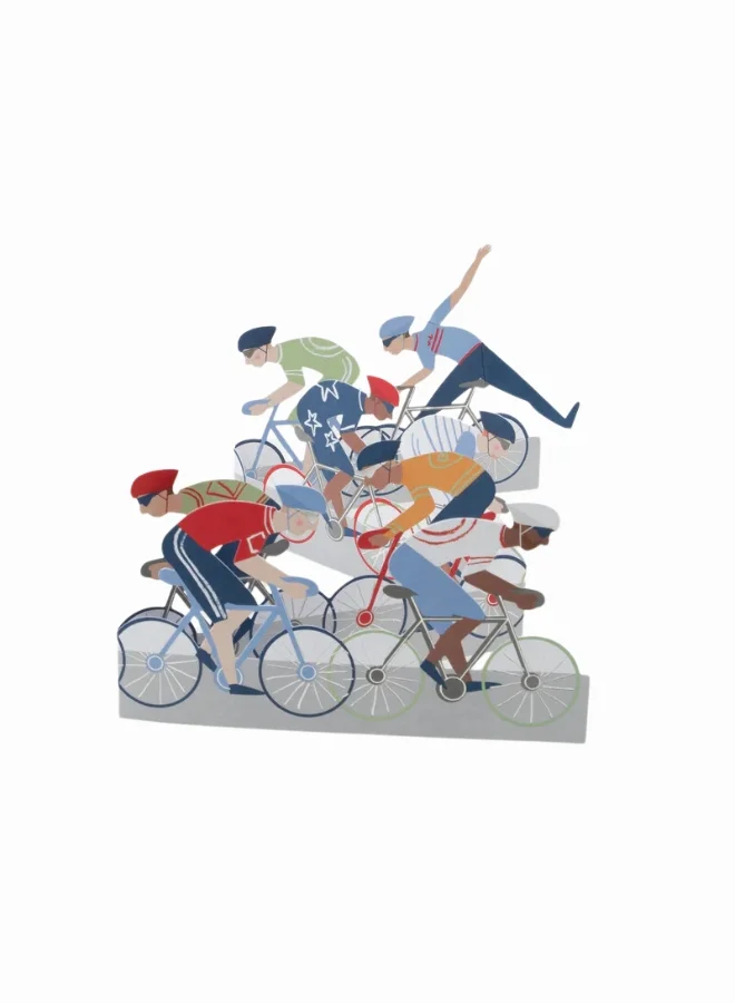Meri Meri Cycling Birthday Card