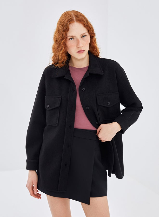 LC WAIKIKI Oversize Women's Shirt Jacket  - Image 1