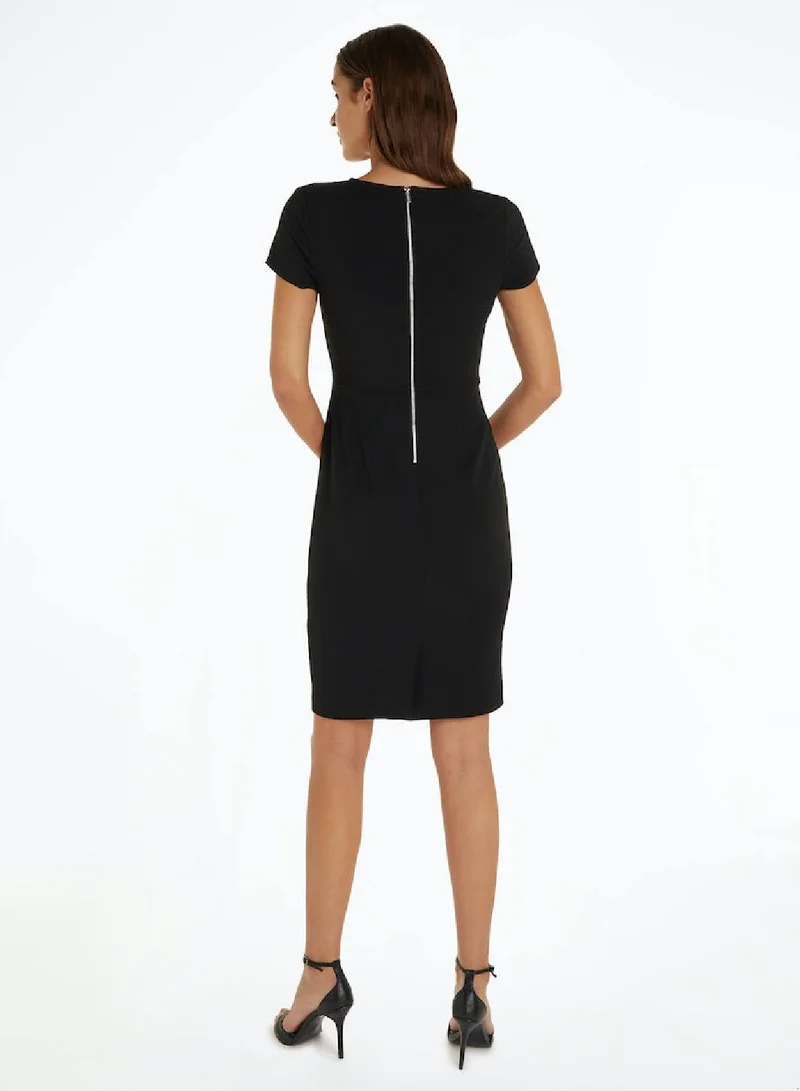 CALVIN KLEIN Scuba Crepe Dress