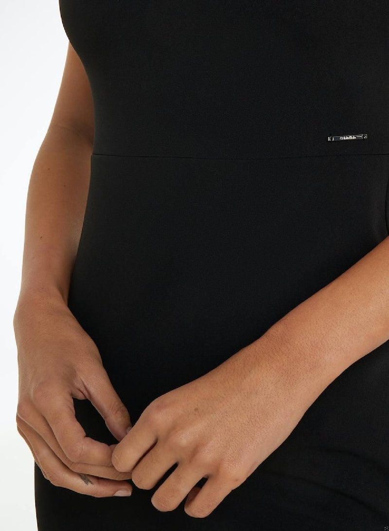 CALVIN KLEIN Scuba Crepe Dress - Image 4